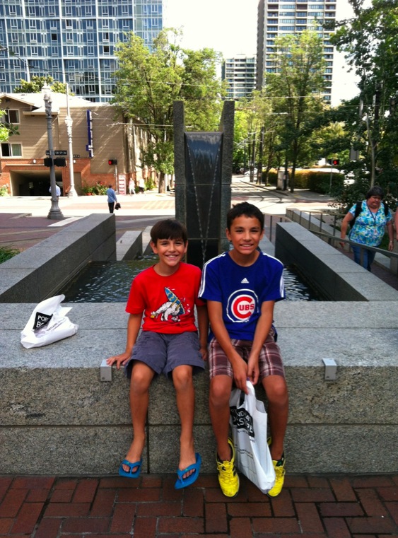 Ethan and Aidan at PSU